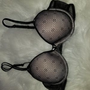Beige and black  comfy bra!